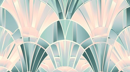 art deco seamless, geometric design with a subtle gradient in the background