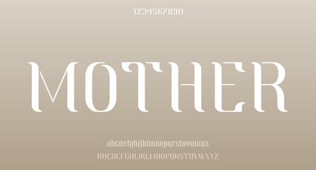 Vector luxury wedding alphabet letters font typography elegant classic serif fonts decorative vintag
