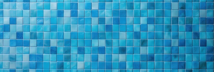 Fototapeta premium Blue Tiles Abstract Background