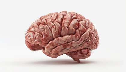 Human Brain Anatomical Illustration