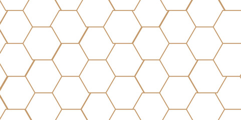 Abstract background with hexagonal hexagon polygonal pattern background vector. seamless bright white abstract honeycomb background.