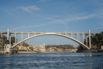 Ponte da Arrabida bridge, Porto, Portugal