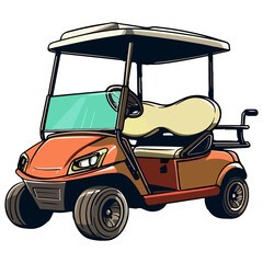 golf cart illustration