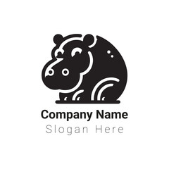 Hippopotamus Vector Design, Illustration