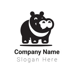 Hippopotamus Vector Design, Illustration
