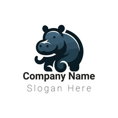 Hippopotamus Vector Design, Illustration