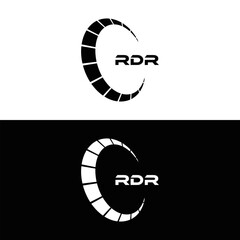 RDR logo. R D R design. White RDR letter. RDR, R D R letter logo design. Initial letter RDR linked circle uppercase monogram logo. R D R letter logo vector design. top logo, Most Recent, Featured,