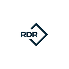  RDR logo. R D R design. White RDR letter. RDR, R D R letter logo design. Initial letter RDR linked circle uppercase monogram logo. R D R letter logo vector design. top logo, Most Recent, Featured,
