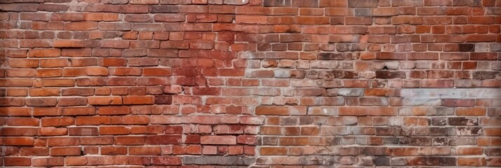 Naklejka premium Red Brick Wall Texture