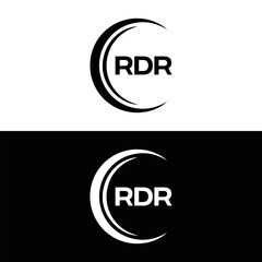  RDR logo. R D R design. White RDR letter. RDR, R D R letter logo design. Initial letter RDR linked circle uppercase monogram logo. R D R letter logo vector design. top logo, Most Recent, Featured,