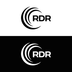  RDR logo. R D R design. White RDR letter. RDR, R D R letter logo design. Initial letter RDR linked circle uppercase monogram logo. R D R letter logo vector design. top logo, Most Recent, Featured,