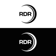 RDR logo. R D R design. White RDR letter. RDR, R D R letter logo design. Initial letter RDR linked circle uppercase monogram logo. R D R letter logo vector design. top logo, Most Recent, Featured,