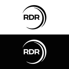  RDR logo. R D R design. White RDR letter. RDR, R D R letter logo design. Initial letter RDR linked circle uppercase monogram logo. R D R letter logo vector design. top logo, Most Recent, Featured,