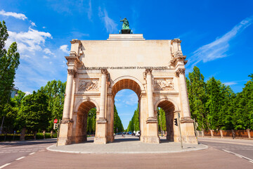 Obraz premium Siegestor or Victory Gate in Munich