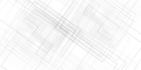 Abstract white background with grey hi-tech polygonal business corporate concept. Vector gradient gray line abstract pattern Transparent monochrome striped texture, minimal background.