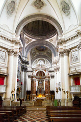 interior of the Chiesa dei Gesuati, Venice 