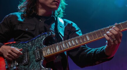 Obraz premium A man performing on stage