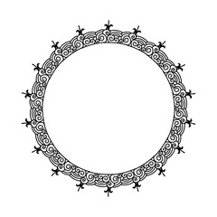 Classic vintage design with black circle frame. Perfect for photos, icons, logos, banners, greeting cards, websites, advertisements