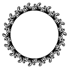 Classic vintage design with black circle frame. Perfect for photos, icons, logos, banners, greeting cards, websites, advertisements