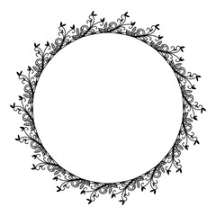 Classic vintage design with black circle frame. Perfect for photos, icons, logos, banners, greeting cards, websites, advertisements