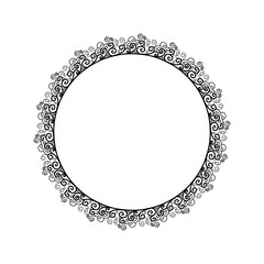 Classic vintage design with black circle frame. Perfect for photos, icons, logos, banners, greeting cards, websites, advertisements