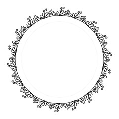 Classic vintage design with black circle frame. Perfect for photos, icons, logos, banners, greeting cards, websites, advertisements