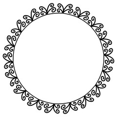 Classic vintage design with black circle frame. Perfect for photos, icons, logos, banners, greeting cards, websites, advertisements