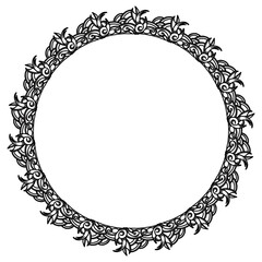 Classic vintage design with black circle frame. Perfect for photos, icons, logos, banners, greeting cards, websites, advertisements