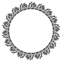 Classic vintage design with black circle frame. Perfect for photos, icons, logos, banners, greeting cards, websites, advertisements