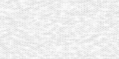 White brick wall background. bricks pattern. seamless brick wall. Abstract empty background brick wall view