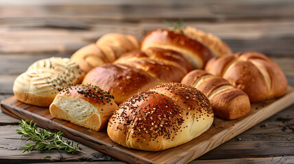 Fototapeta premium baked bread