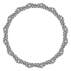 Classic vintage design with black circle frame. Perfect for photos, icons, logos, banners, greeting cards, websites, advertisements