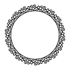 Classic vintage design with black circle frame. Perfect for photos, icons, logos, banners, greeting cards, websites, advertisements