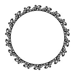 Classic vintage design with black circle frame. Perfect for photos, icons, logos, banners, greeting cards, websites, advertisements