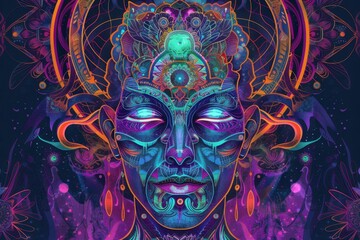 Psychedelic Trance poster concept