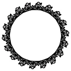 Classic vintage design with black circle frame. Perfect for photos, icons, logos, banners, greeting cards, websites, advertisements