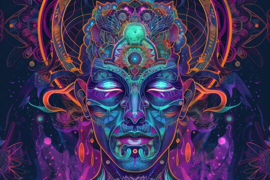 Psychedelic Trance poster concept