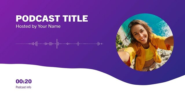 Modern Podcast Talk Show Visualizer