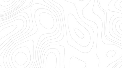 Gray on white contours vector topography stylized height of the lines. Abstract lines background wave graphic design, motion modern light texture