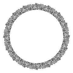 Classic vintage design with black circle frame. Perfect for photos, icons, logos, banners, greeting cards, websites, advertisements