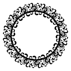 Classic vintage design with black circle frame. Perfect for photos, icons, logos, banners, greeting cards, websites, advertisements