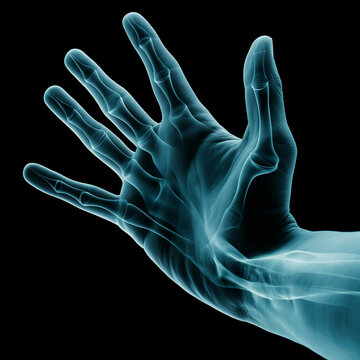R&ouml;ntgenbild einer Hand