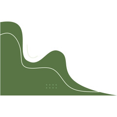 Wavy Corner with Line