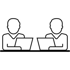 Partnership Line Icon