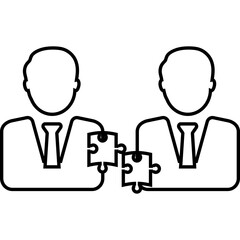 Partnership Line Icon