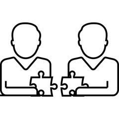 Partnership Line Icon