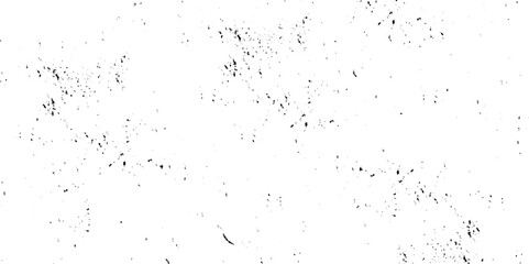 Scattered black stains and scratches on a white wall surface. Abstract vector noise. Small particles of debris and dust