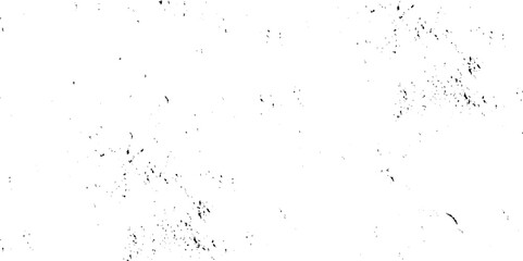 Scattered black stains and scratches on a white wall surface. Abstract vector noise. Small particles of debris and dust