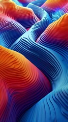 Vibrant abstract background with flowing, colorful shapes and gradients, perfect for modern design, digital art, and creative projects.