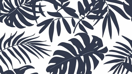 seamless pattern with leaves
